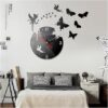 3D Wooden Wall Clock – Elegant Decorative Timepiece (18" inch)