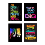 Set-Of-4-Motivational-Sticky-Canvas-Frames-(Do more)/designerdecor.pk