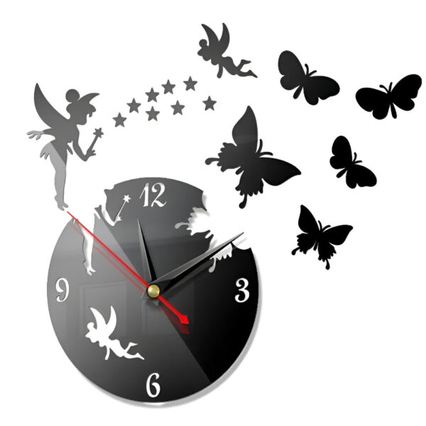 3D Wooden Wall Clock – Elegant Decorative Timepiece (18" inch)