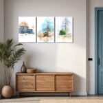 3 Pieces Modern Islamic Decorative Wall Arts