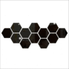 3D-Acrylic-Hexa-Shape-Decor-Mirror. (Silver and Golden)/designerdecors.pk